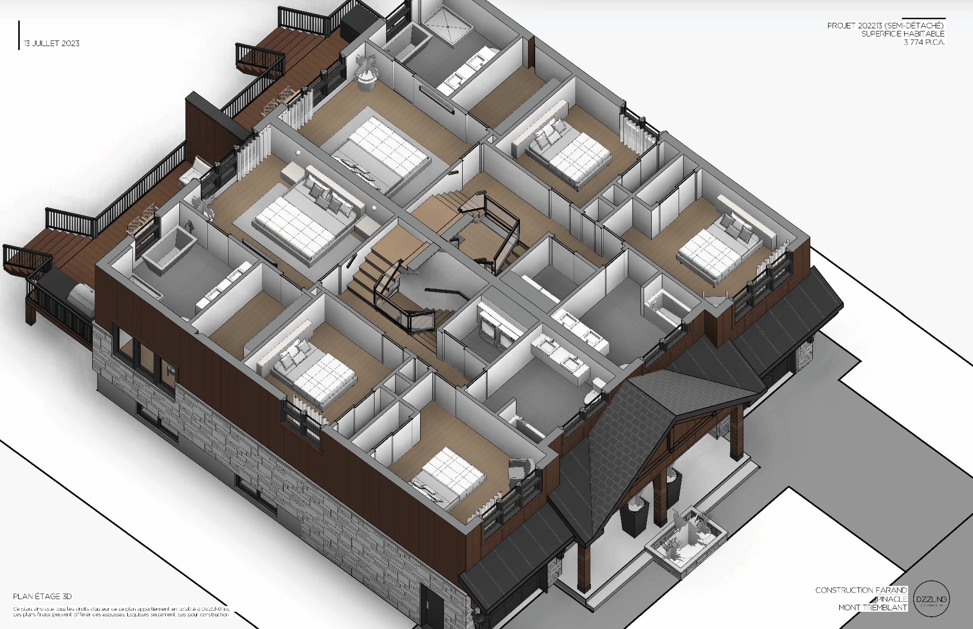 Mont-Tremblant  - Casa 18 Cuartos 4 Habitaciones - picture 13