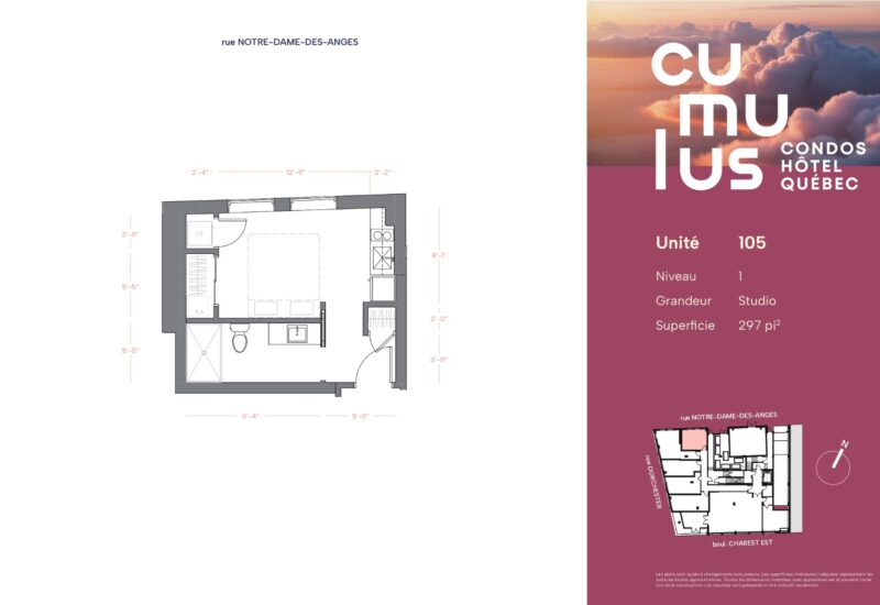 304 Boul. Charest E. #105  Québec (La Cité-Limoilou) (Capitale-Nationale)