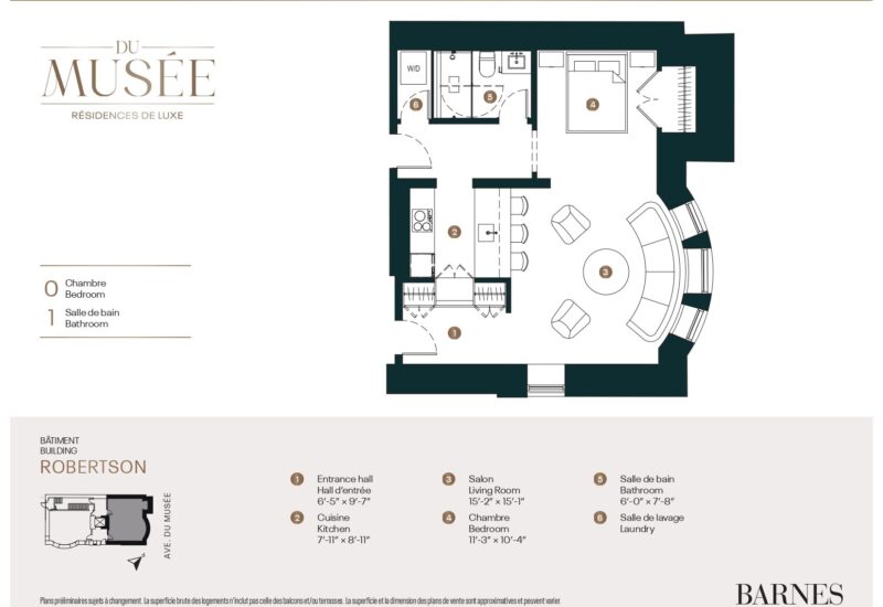 3458 Av. du Musée #101  Montréal (Ville-Marie) (Montréal)