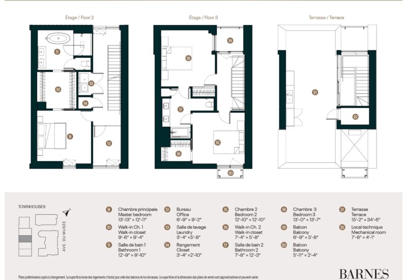 3454 Av. du Musée #MV3  Montréal (Ville-Marie) (Montréal)