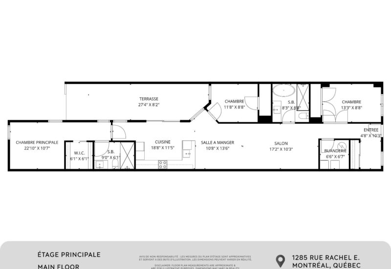 1285 Rue Rachel E.  Montréal (Le Plateau-Mont-Royal) (Montréal)