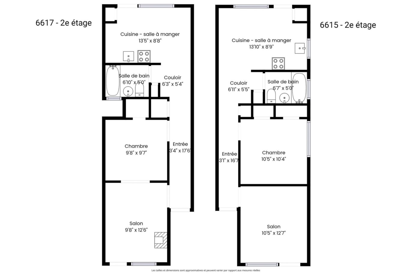 6613 – 6617 43e Avenue  Montréal (Rosemont/La Petite-Patrie) (Montréal)