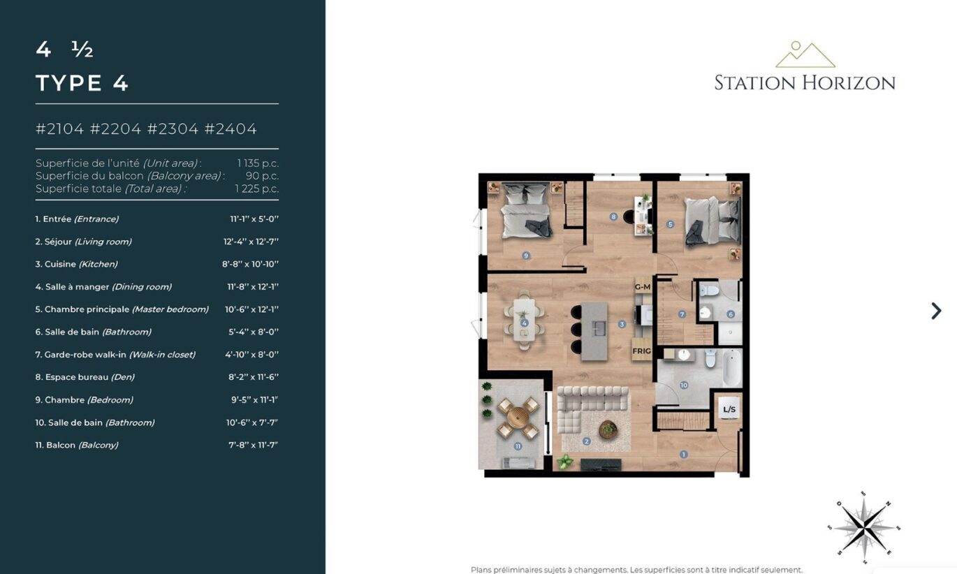 700 Boul. de la Gare #2404  Mont-Saint-Hilaire (Montérégie)