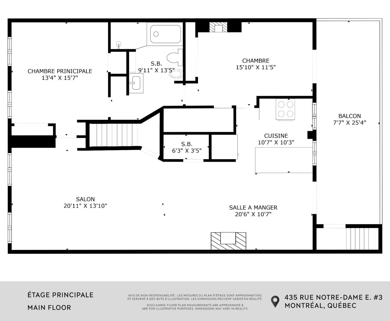 435 Rue Notre-Dame E. #3 ET 4  Montréal (Ville-Marie) (Montréal)