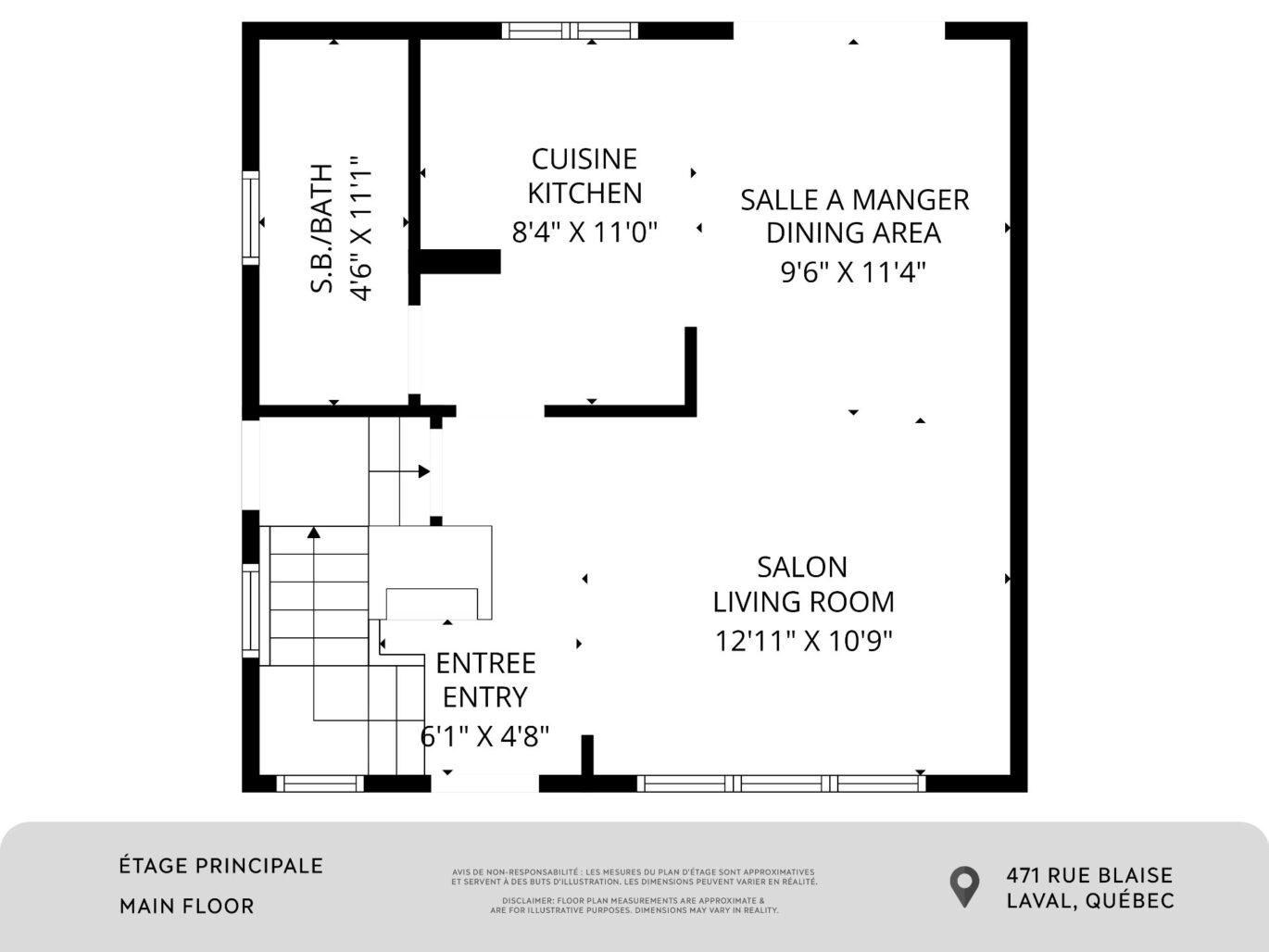 471 Rue Blaise  Laval (Fabreville) (Laval)