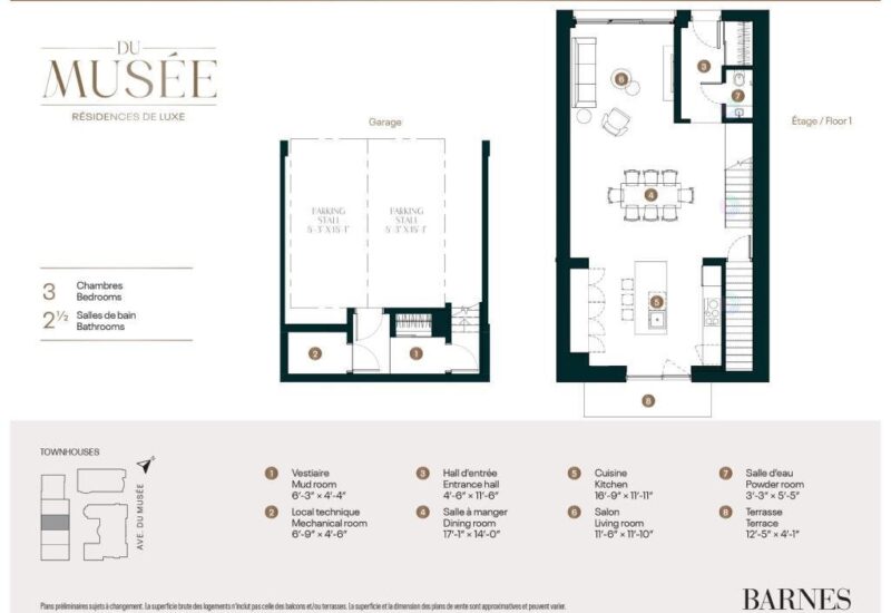 3454 Av. du Musée #MV3 Montréal (Ville-Marie) (Montréal)