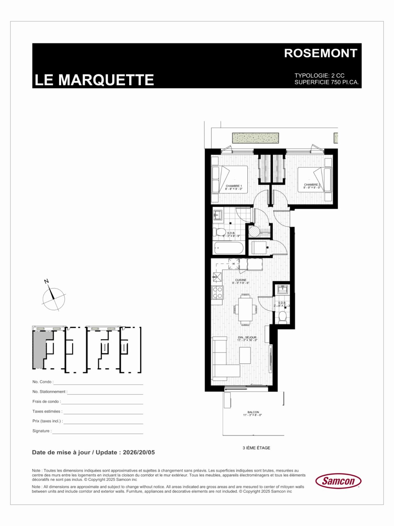6848 Rue Marquette #6 Montréal (Rosemont/La Petite-Patrie) (Montréal)