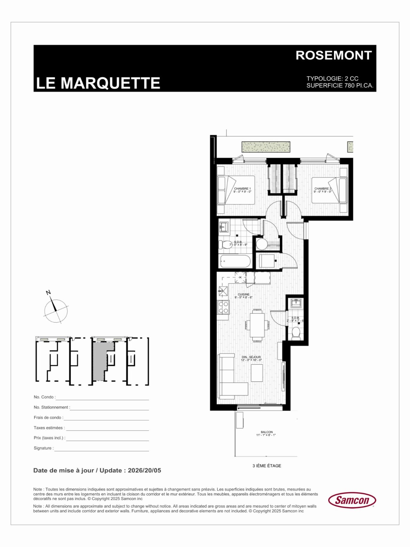 6840 Rue Marquette #6 Montréal (Rosemont/La Petite-Patrie) (Montréal)