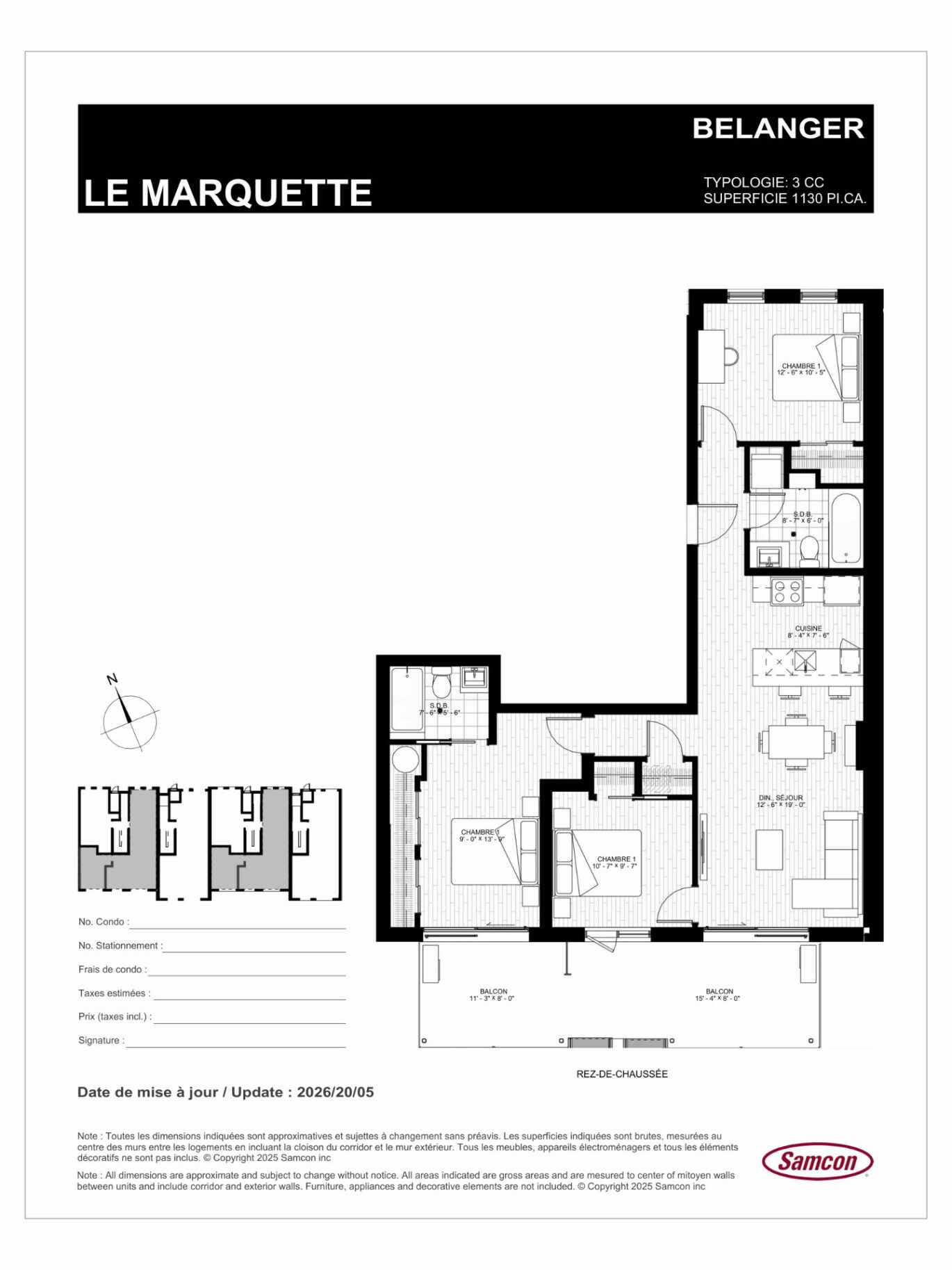 6848 Rue Marquette #3  Montréal (Rosemont/La Petite-Patrie) (Montréal)