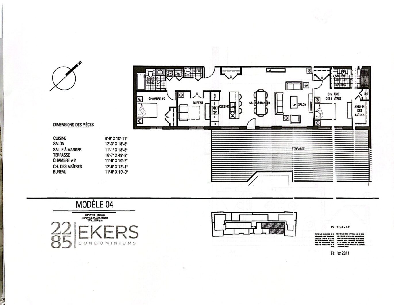 2285 Av. Ekers #PH404 Mont-Royal (Montréal)