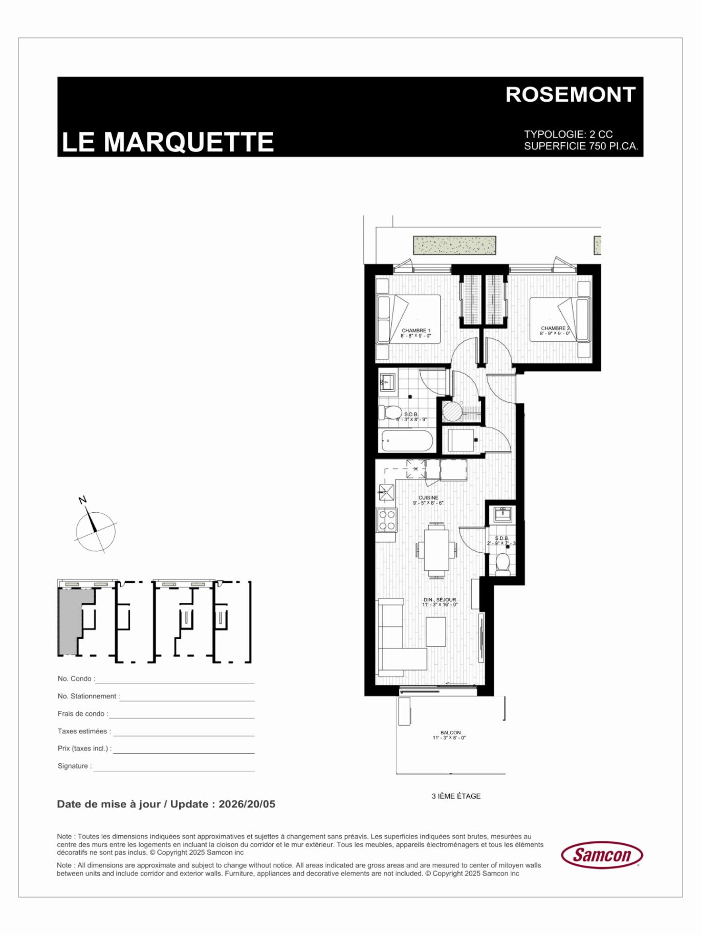 6840 Rue Marquette #6 Montréal (Rosemont/La Petite-Patrie) (Montréal)